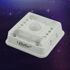 LifBetter 8 LED Mini square Motion Sensor Night Light